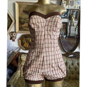 Vintage 1950s Sea Nymph Play Suit Sz. Medium